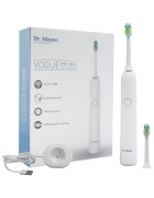 Dr. Mayer Periuta electrica sonica Alb - 31000 rotatii/min - silentioasa - 2 moduri de curatare (Curatare - sensibil) - Incarcare USB - 2 capete incluse