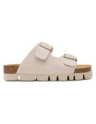 DrBrinkmann Sandale dama Brinkmann - 302052103 - Piele naturala/Piele nabuc - Ecru