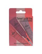 DrPawPaw Set trei uleiuri de buze colorate si hranitoare cu extract de papaya - 3 x 8 ml