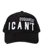 Dsquared2 Caciula neagra - bumbac - dimensiune unica