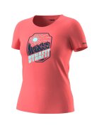 Dynafit Tricou dama Graphic Cotton - Roz