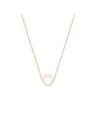 e-Crystal Colier Aur 375-9K cu perla de cultura de 8mm - 40-42 cm