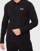 EA7 Bluza cu maneca lunga Emporio Armani - 8NPF15 PJVQZ 0208 - negru