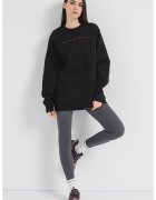 EA7 Bluza lejera de trening cu logo - Negru/Roz