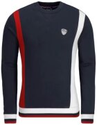 EA7 Bluzon cu model color block - Bleumarin