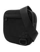 EA7 Borseta neagra cu logo discret