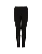 EA7 Colanti pentru Femei - w leggings mix materials - 6RTP73-TJRLZ-1200 - Negru - Negru