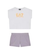 EA7 Compleu GIRL T-SUIT TEE SHORTS KIT-7G000070-AF12503-MA024
