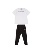 EA7 Compleu pentru Fete - girl crossover tee leggings kit - 7G000071-AF12503-M0003 - Alb - Alb