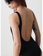 EA7 Costum de baie intreg cu decolteu adanc - Negru