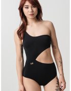 EA7 Costum de baie intreg cu decupaj lateral - Negru