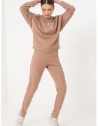 EA7 Costum sport cu imprimeu logo - pentru fitness - Maro inchis/Argintiu