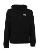 EA7 Hanorac barbati - Emporio Armani Bumbac - Negru/Alb - Negru