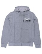 EA7 Hanorac barbati - Emporio Armani Bumbac/Poliester - Gri - Gri