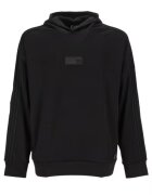 EA7 Hanorac barbati - Emporio Armani Bumbac/Poliester - Negru