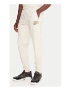 EA7 Pantaloni barbati - Emporio Armani - bej - poliester - elastan -