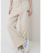 EA7 Pantaloni de trening cu croiala ampla si buzunare laterale - Alb murdar