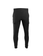 EA7 Pantaloni trening barbati Emporio Armani bumbac - negru - Negru