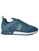EA7 Pantofi sport cu insertii de plasa si detaliu logo -