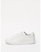 EA7 Pantofi sport de piele peliculizata