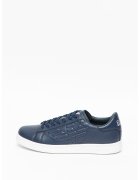 EA7 Pantofi sport de piele unisex - cu logo in relief
