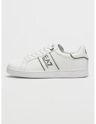 EA7 Pantofi sport din piele si piele ecologica cu detalii logo - Alb
