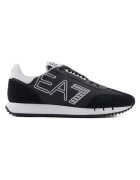 EA7 Pantofi sport pentru Barbati - black white vintage - X8X101-XK257-U448 - Negru - Negru