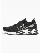 EA7 Pantofi sport slip-on cu logo in lateral - Negru