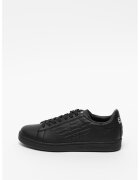 EA7 Pantofi sport unisex de piele cu logo in relief