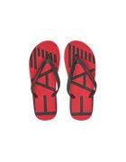 EA7 Papuci flip-flop barbati Emporio Armani - XCQ004 XK196 - Sintetic - Negru/Rosu - Rosu/Negru