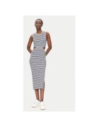 EA7 Rochie dama Emporio Armani - 7W000301 AF12654 - Viscoza/Elastan - Alb/Negru