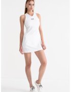 EA7 Rochie mini cu decolteu in V si pantaloni scurti asortati Tennis - Alb