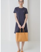 EA7 Rochie-tricou cu decolteu rotund - Gri inchis