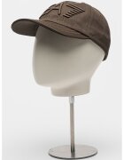 EA7 Sapca baseball unisex cu logo brodat - Maro inchis