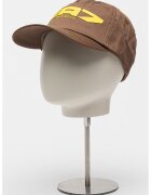 EA7 Sapca baseball unisex cu logo cauciucat - Maro/Galben