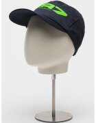 EA7 Sapca baseball unisex cu logo cauciucat - Negru/Verde lime
