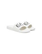 EA7 Slapi barbati Emporio Armani - 7X000108 AF15118 - Sintetic - Alb - Alb