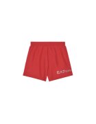 EA7 Sort de baie copii - Emporio Armani - rosu - poliester - 14 ani - 164cm
