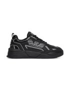 EA7 Tenisi Emporio Armani piele ecologica - Alb/Negru