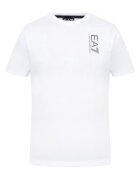 EA7 Tricou barbati - Emporio Armani - Bumbac - Alb - Gri