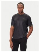 EA7 Tricou barbati negru - 100% bumbac