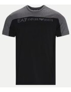 EA7 Tricou colorblock cu logo -