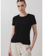 EA7 Tricou cu benzi logo - Negru