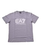 EA7 Tricou cu logo contrastant pe piept
