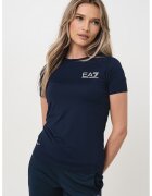 EA7 Tricou cu maneci raglan - Alb/Bleumarin
