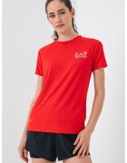 EA7 Tricou cu maneci raglan - Rosu