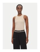 EA7 Tricou dama - Emporio Armani bej - poliamida si elastan - Bej