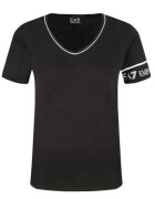EA7 Tricou din amestec de bumbac cu decolteu in V -