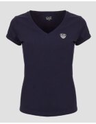 EA7 Tricou din amestec de bumbac cu decolteu in V -