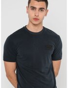 EA7 Tricou din amestec de lyocell cu logo - Gri antracit